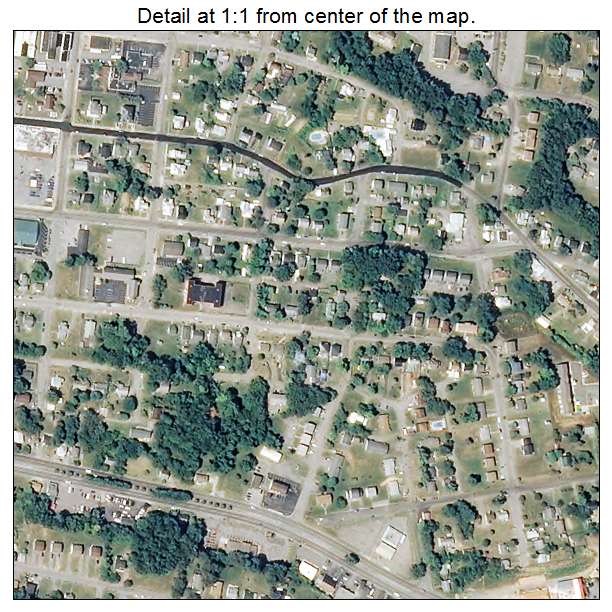 Vinton, Virginia aerial imagery detail