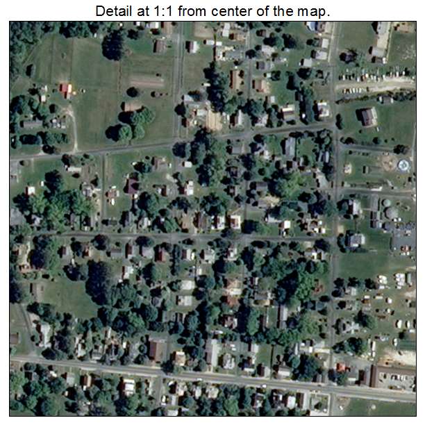 Wachapreague, Virginia aerial imagery detail