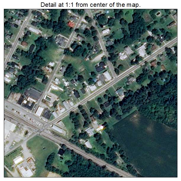 Wakefield, Virginia aerial imagery detail