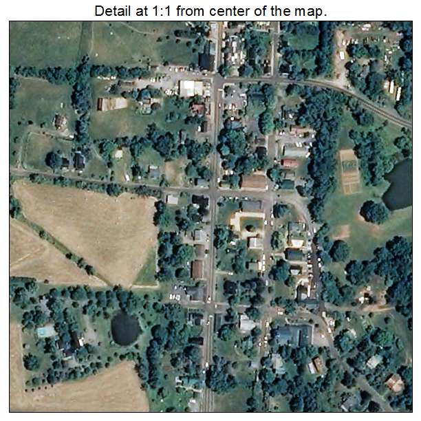 Washington, Virginia aerial imagery detail