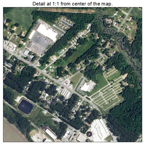 West Point, Virginia aerial imagery detail