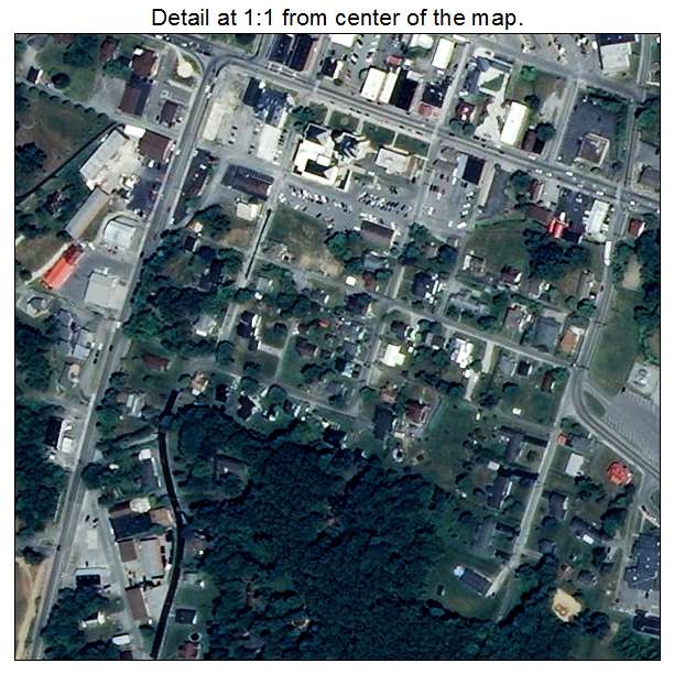 Wise, Virginia aerial imagery detail