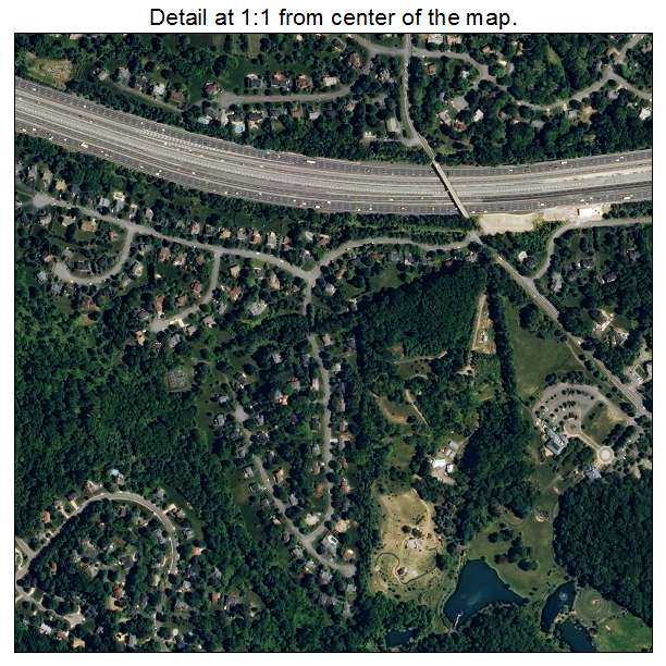 Wolf Trap, Virginia aerial imagery detail