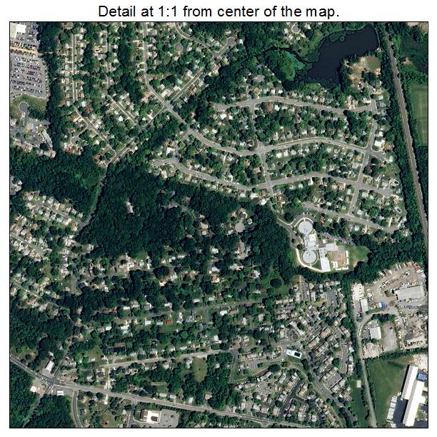Woodbridge, Virginia aerial imagery detail