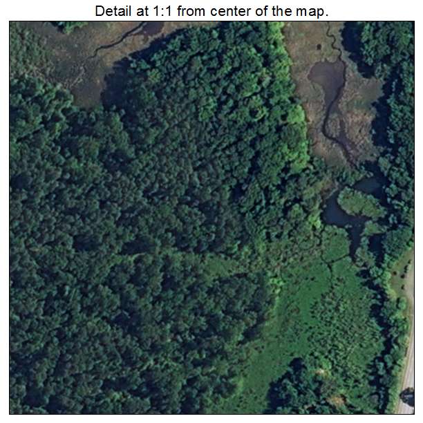 Yorktown, Virginia aerial imagery detail