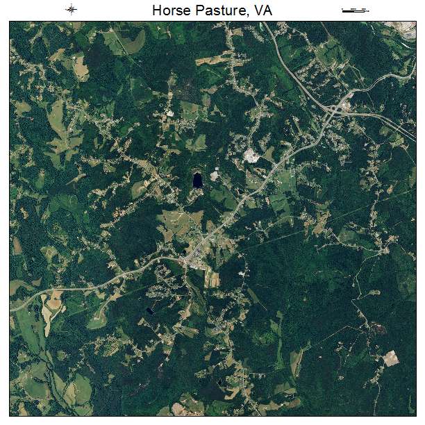 Horse Pasture, VA air photo map