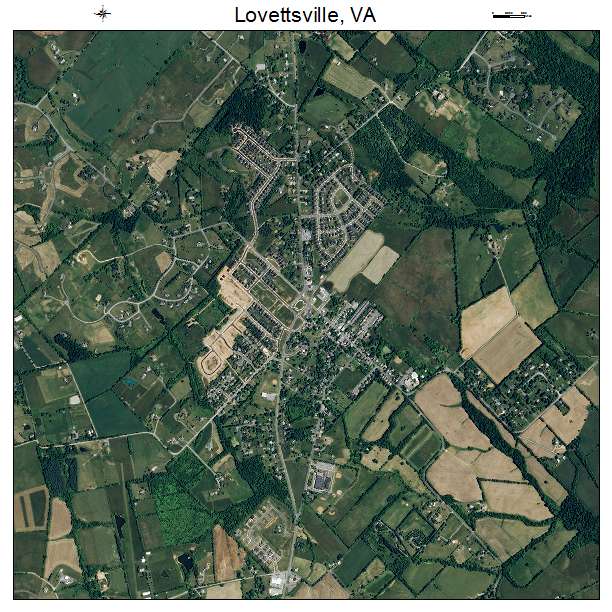 Lovettsville, VA air photo map