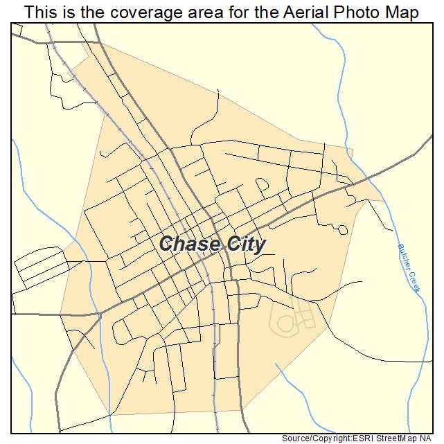 Chase City, VA location map 