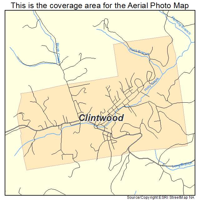 Clintwood, VA location map 
