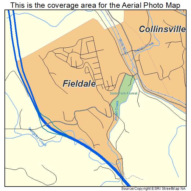 Fieldale, VA location map 
