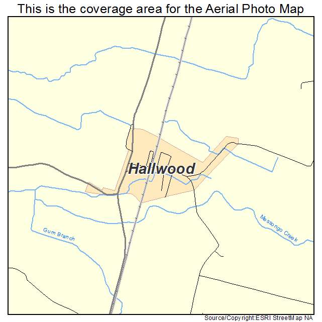 Hallwood, VA location map 