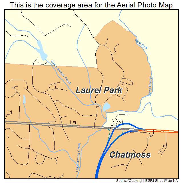 Laurel Park, VA location map 