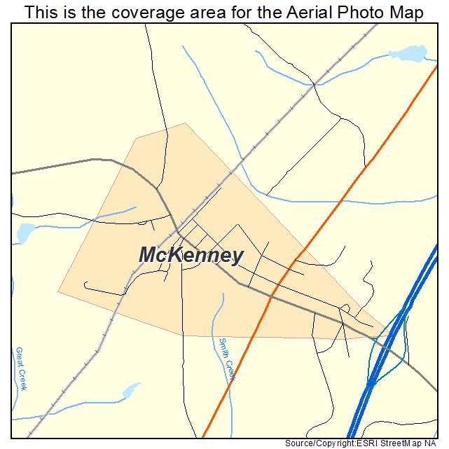 McKenney, VA location map 