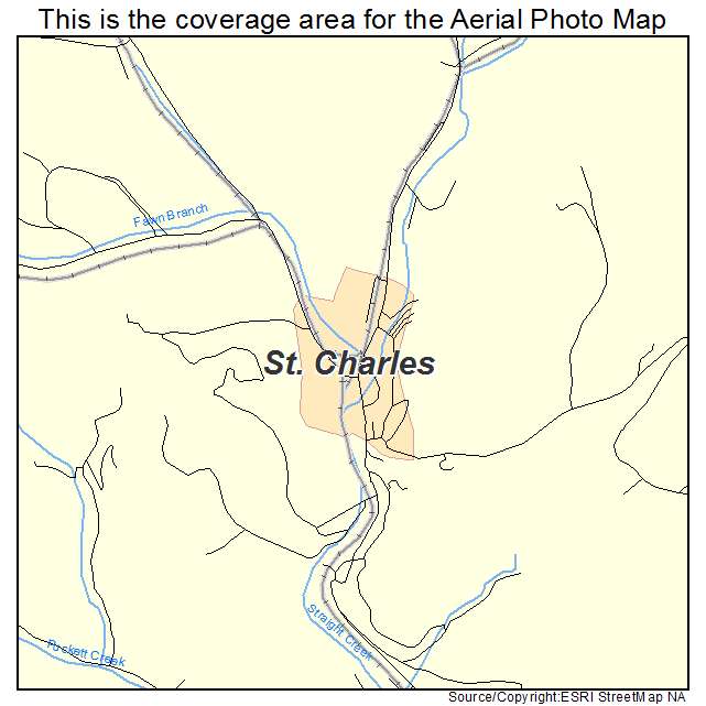 St Charles, VA location map 