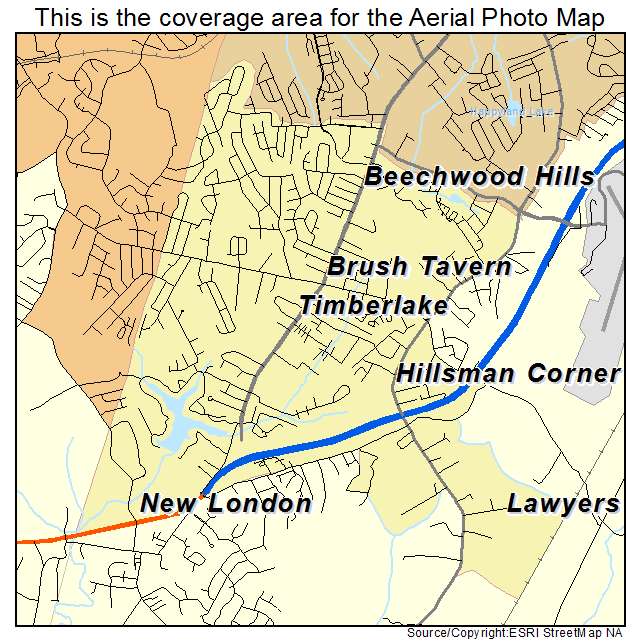 Timberlake, VA location map 