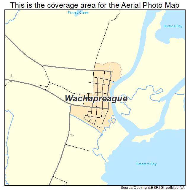 Wachapreague, VA location map 