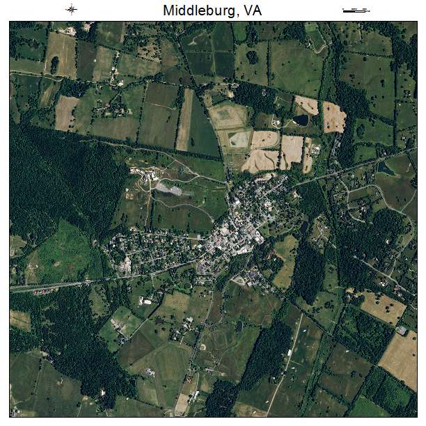 Middleburg, VA air photo map