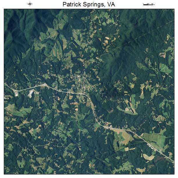 Patrick Springs, VA air photo map