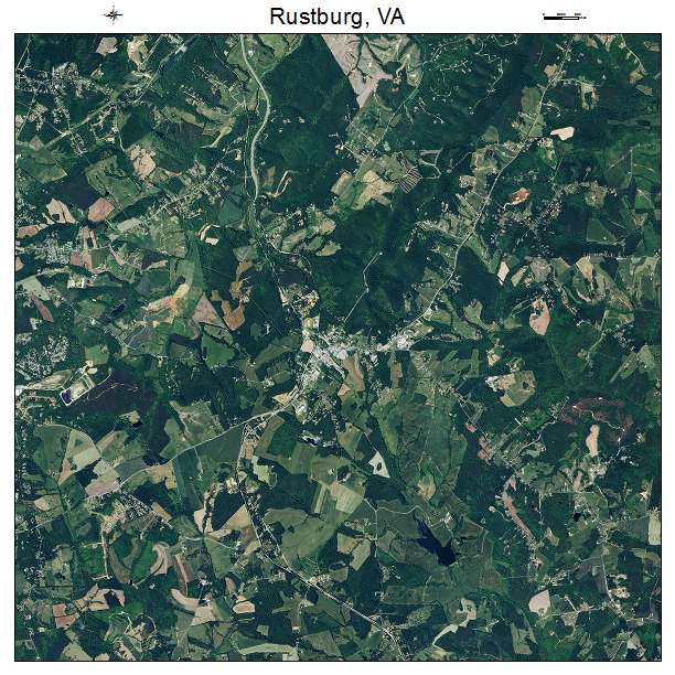 Rustburg, VA air photo map