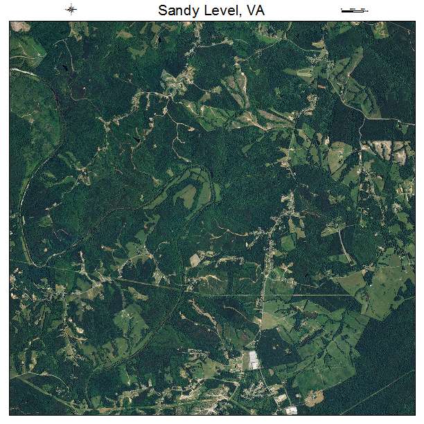 Sandy Level, VA air photo map