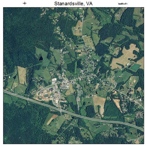 Stanardsville, VA air photo map