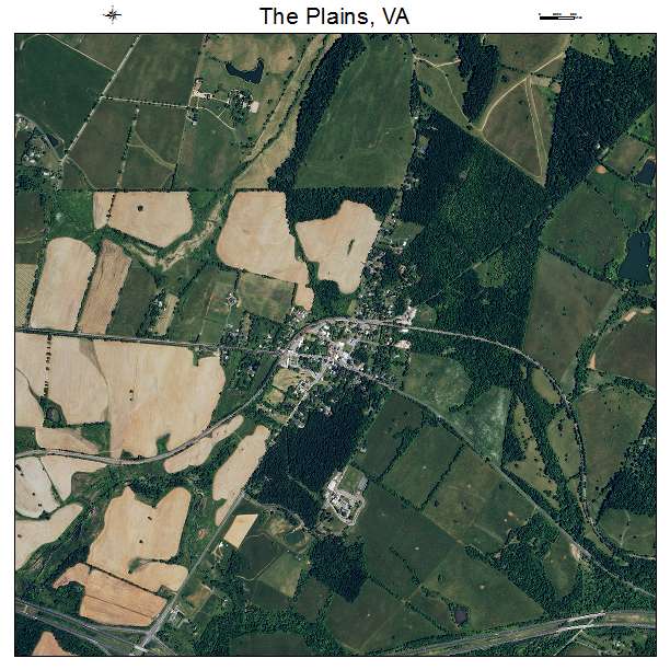 The Plains, VA air photo map