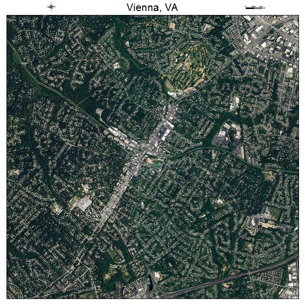 Vienna, VA air photo map