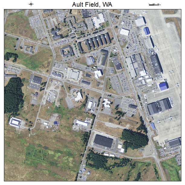 Ault Field, Washington aerial imagery detail