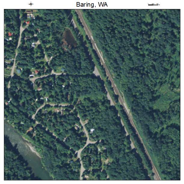 Baring, Washington aerial imagery detail