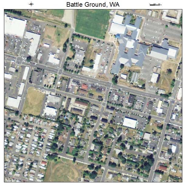 Aerial Photography Map of Battle Ground, WA Washington