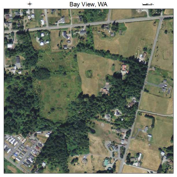 Bay View, Washington aerial imagery detail