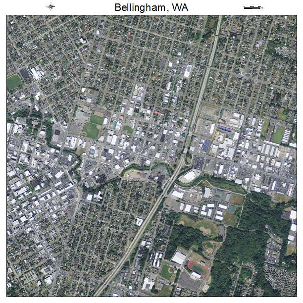 Bellingham, Washington aerial imagery detail