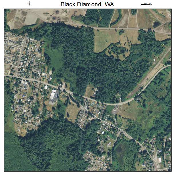 Black Diamond, Washington aerial imagery detail