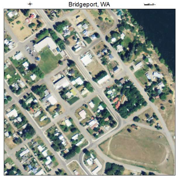 Bridgeport, Washington aerial imagery detail