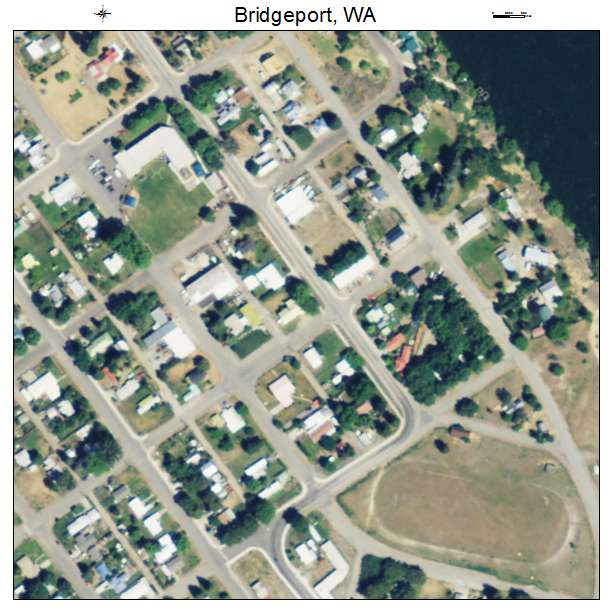 Bridgeport, Washington aerial imagery detail