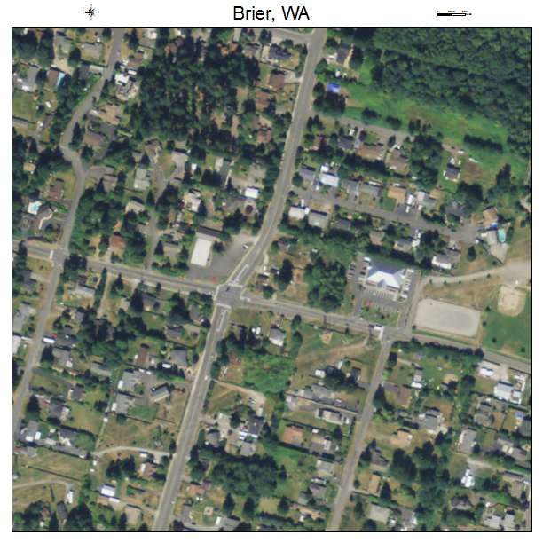 Brier, Washington aerial imagery detail