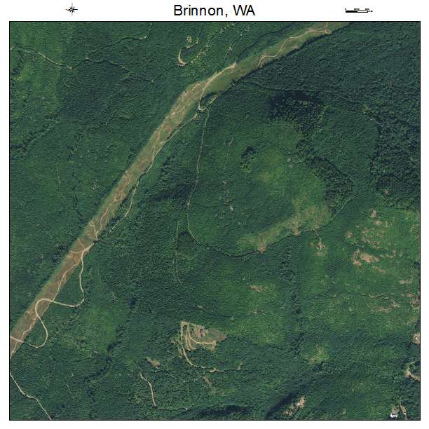 Brinnon, Washington aerial imagery detail
