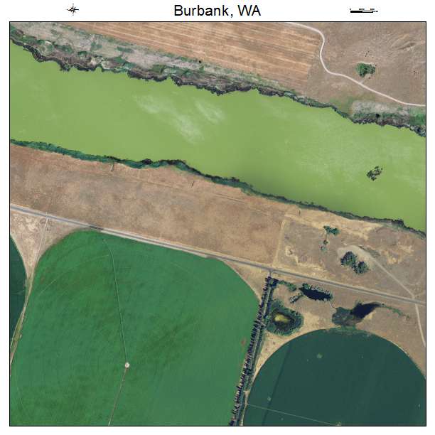 Burbank, Washington aerial imagery detail
