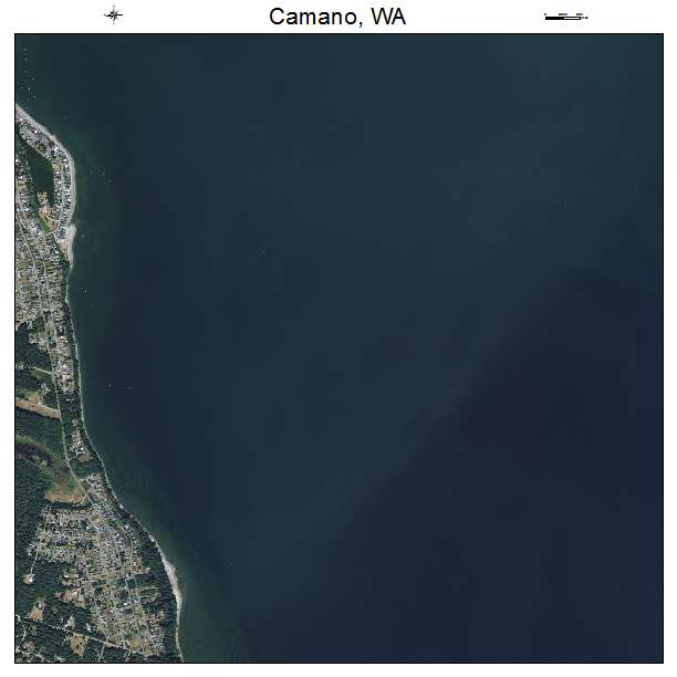 Camano, Washington aerial imagery detail