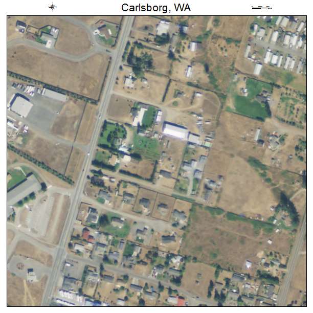 Carlsborg, Washington aerial imagery detail