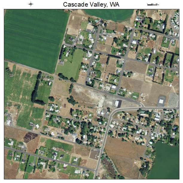 Cascade Valley, Washington aerial imagery detail