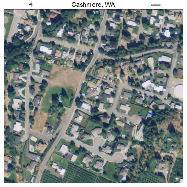 Cashmere, Washington aerial imagery detail
