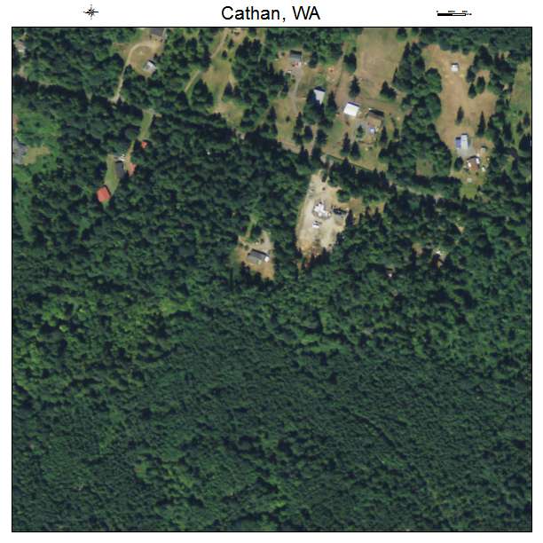 Cathan, Washington aerial imagery detail