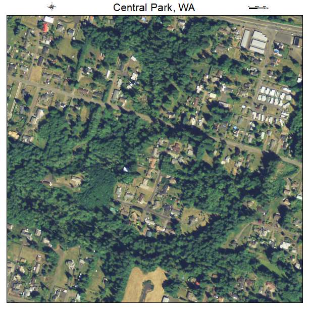 Central Park, Washington aerial imagery detail