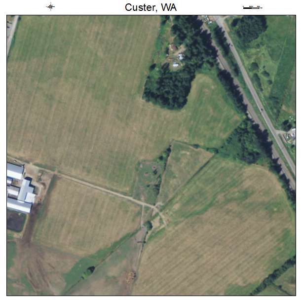 Custer, Washington aerial imagery detail