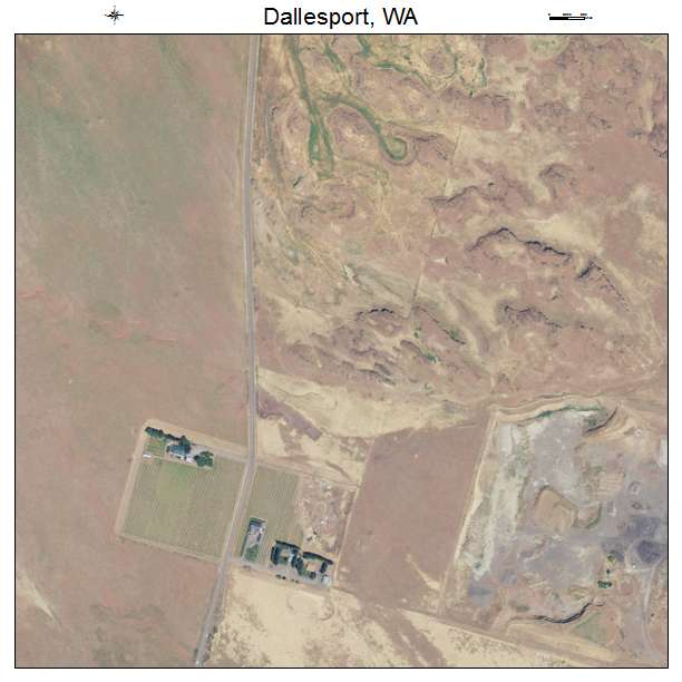 Dallesport, Washington aerial imagery detail