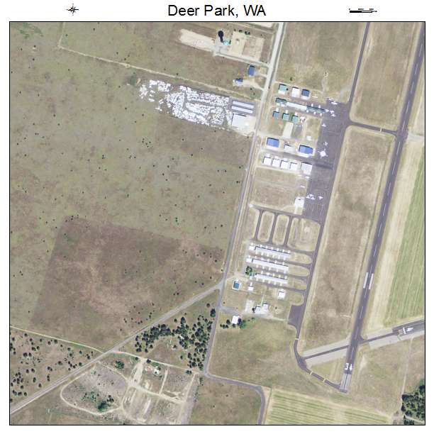 Deer Park, Washington aerial imagery detail