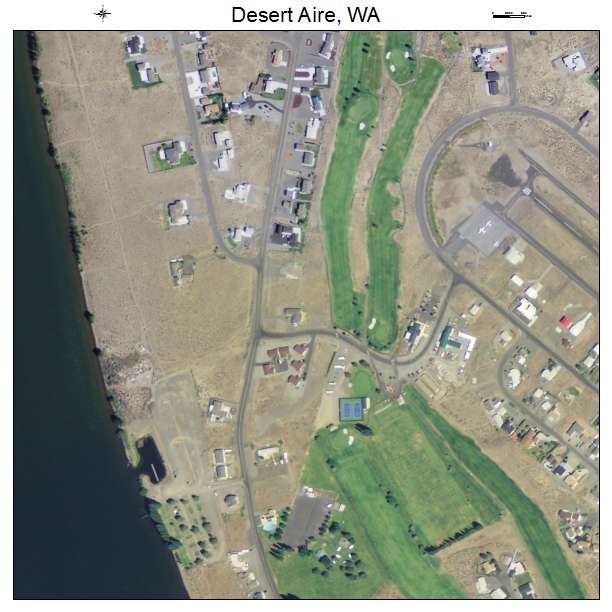 Desert Aire, Washington aerial imagery detail