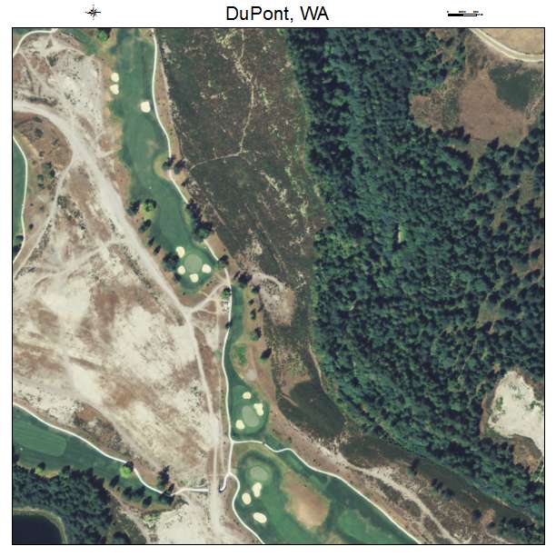 DuPont, Washington aerial imagery detail