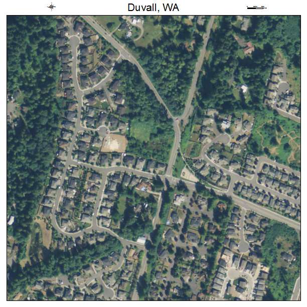 Duvall, Washington aerial imagery detail